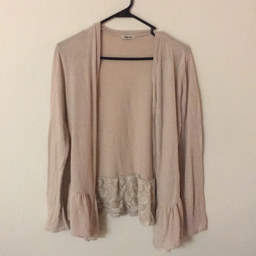 Lily 🌟 Star Cream Cardigan